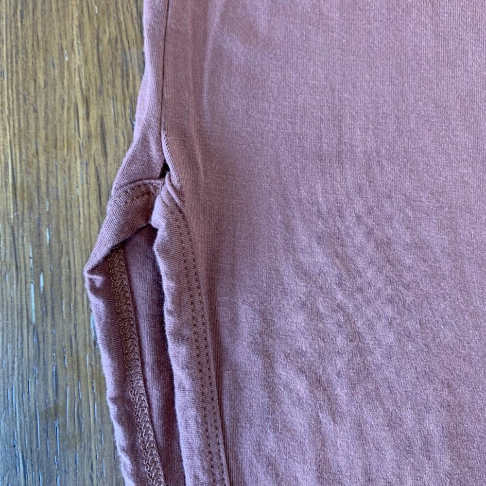 MEBIE BABY 0-3M Brown Infant Knotted Gown 0-3 Bamboo Sleeper Swaddle Nightgown - Picture 6 of 9